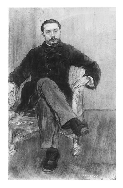 Gustave Geffroy, 1884 by Jean Francois Raffaelli